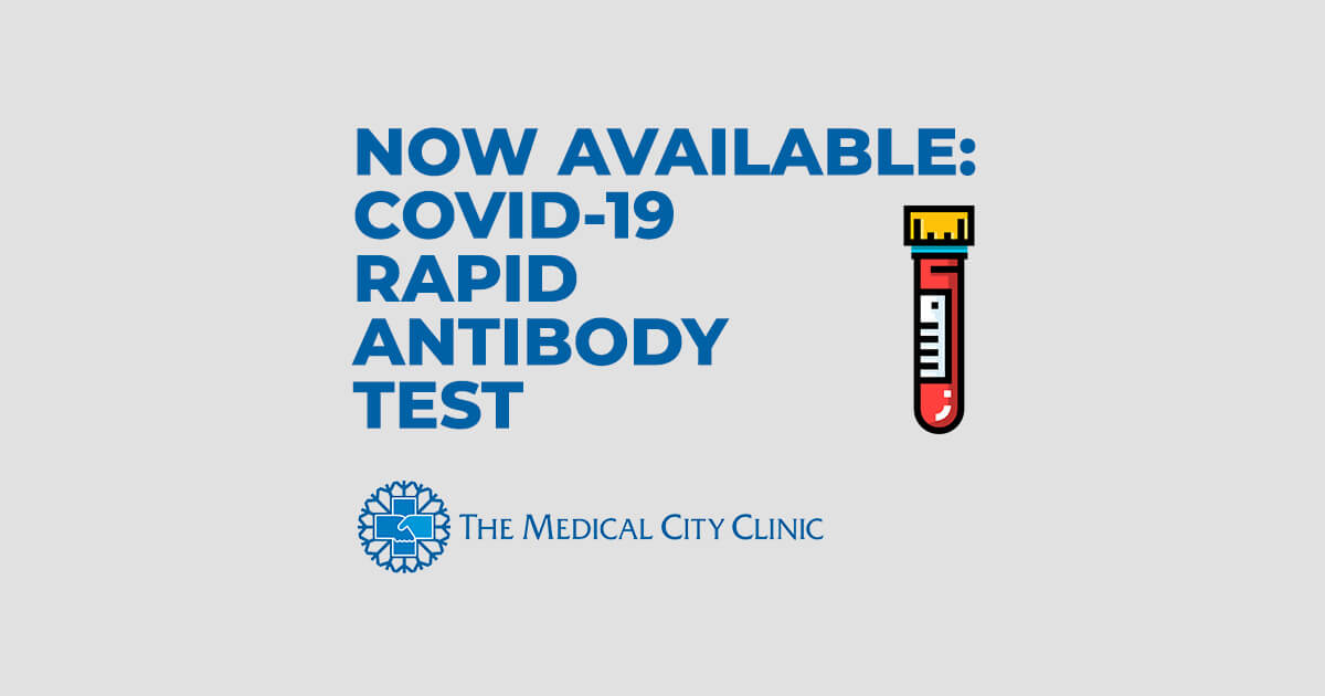 Now available at TMCC COVID 19 rapid antibody testing 1