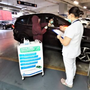 Drive-Thru Vaccination at The Medical City Clinic @ SM South Tower